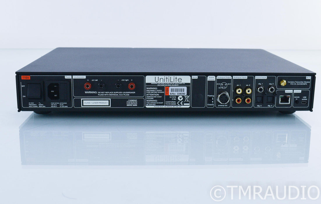 Naim UnitiLite Stereo Integrated Amplifier; CD; Network Player; WiFi
