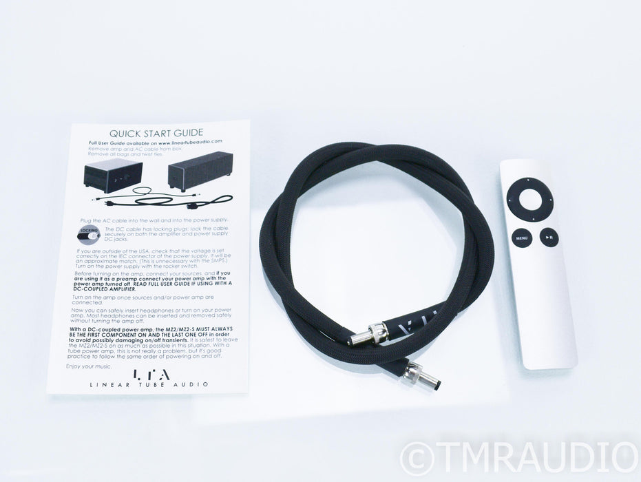 Linear Tube Audio microZOTL MZ2 Tube Headphone Amplifier; LPS+ Upgrade; Remote