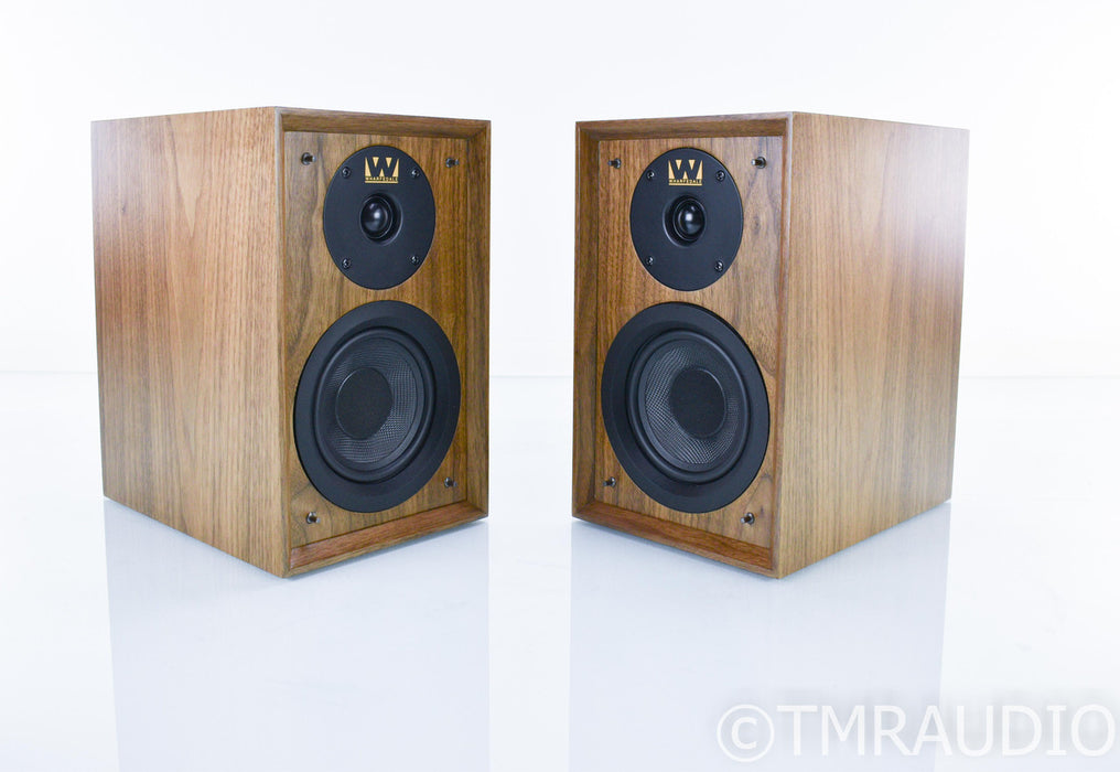 Wharfedale Denton 80th Anniversary Bookshelf Speakers; Walnut Pair (New / Open)