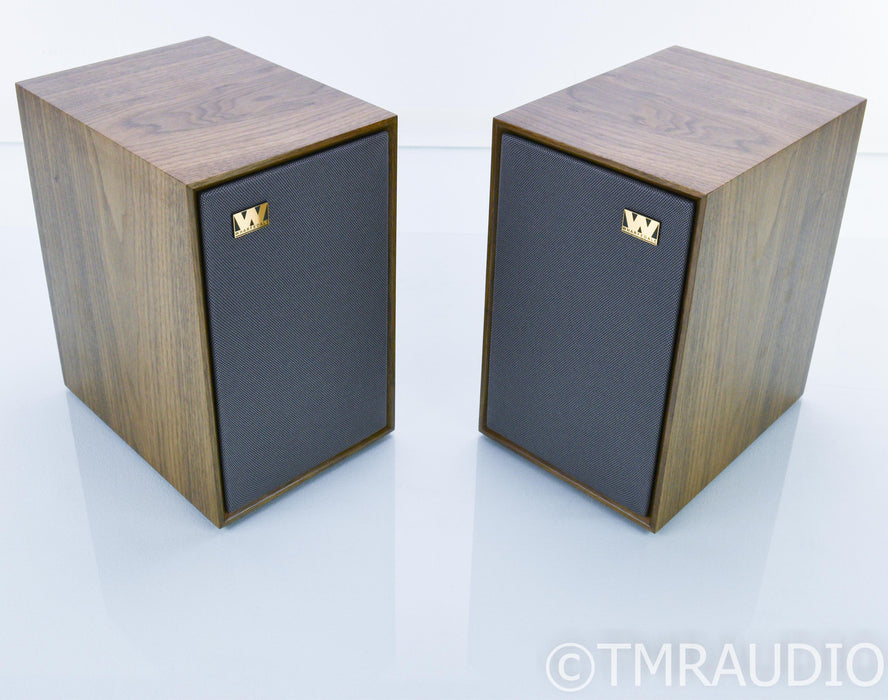 Wharfedale Denton 80th Anniversary Bookshelf Speakers; Walnut Pair (New / Open)