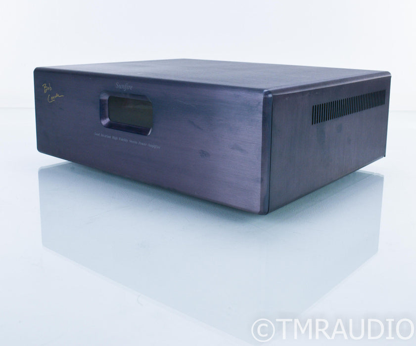 Sunfire Signature Stereo Power Amplifier; Bob Carver; Plinth