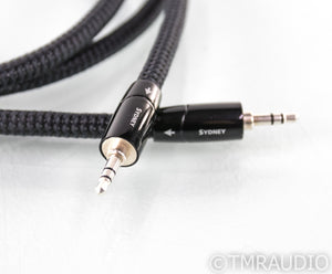 AudioQuest Sydney 3.5mm TRS Stereo Analog Cable; 1/8"; Aux; Single 1.5m Interconnect