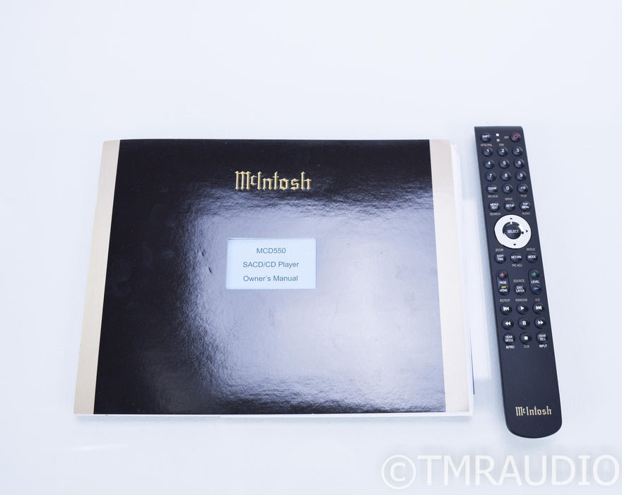 McIntosh MCD550 SACD / CD Player; MCD-550; Remote