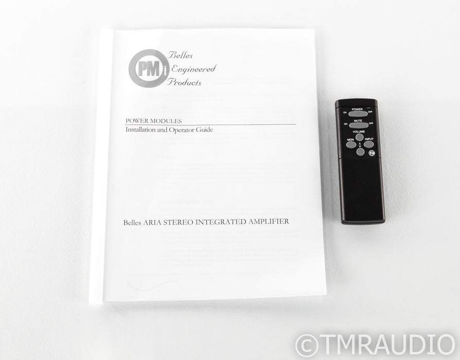 Belles Aria Stereo Integrated Amplifier; Remote; MM Phono