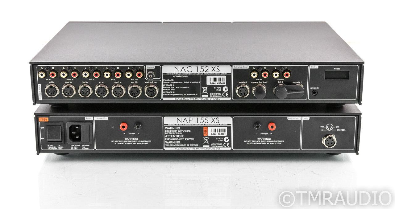 Naim NAC152 XS & NAP155 XS Amp / Preamplifier Bundle