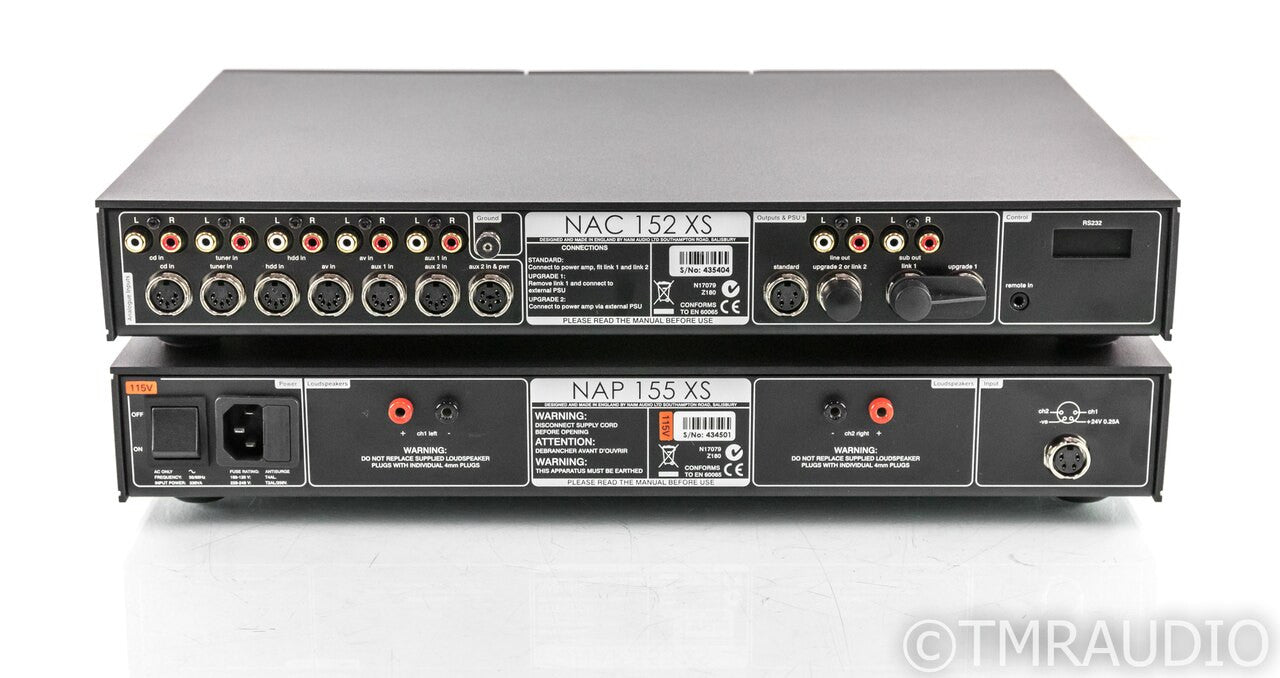 Naim NAC152 XS & NAP155 XS Amp / Preamplifier Bundle