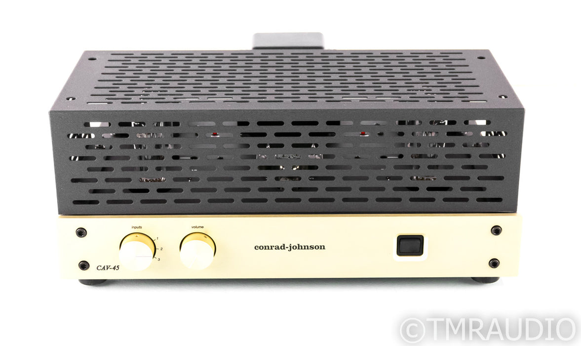 Conrad Johnson CAV-45 Stereo Tube Integrated Amplifier; CAV45; Very Low Hours
