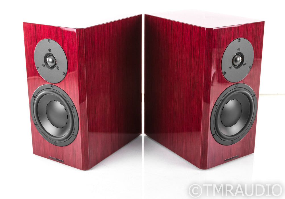 Dynaudio Special Forty Bookshelf Speakers; 40; High Gloss Red Birch Pair