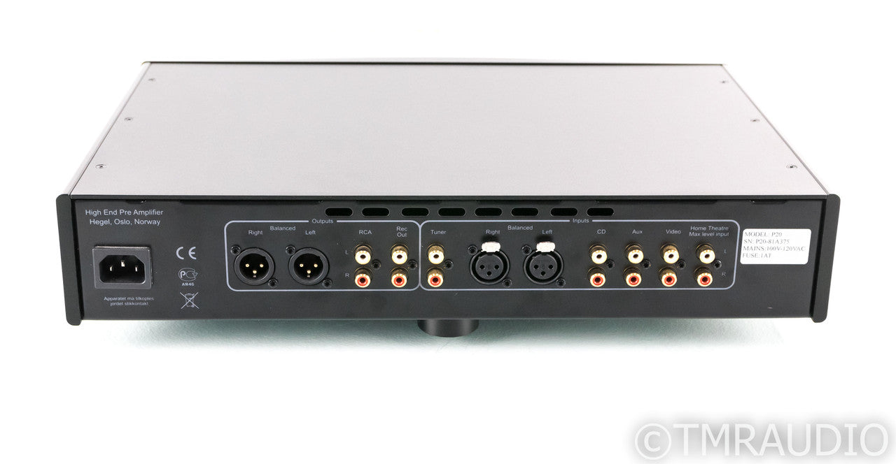 Hegel P20 Stereo Preamplifier; P-20; Remote
