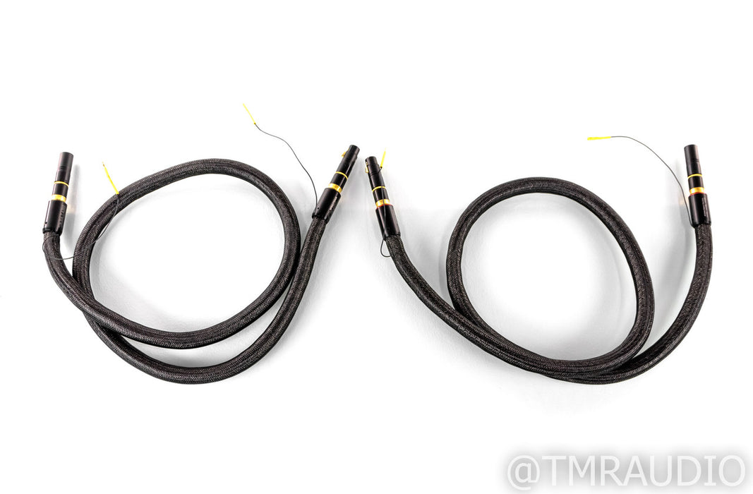 Tara Labs The Zero Evolution XLR Cables; 1.5m Pair Balanced Interconnects w/ HFX