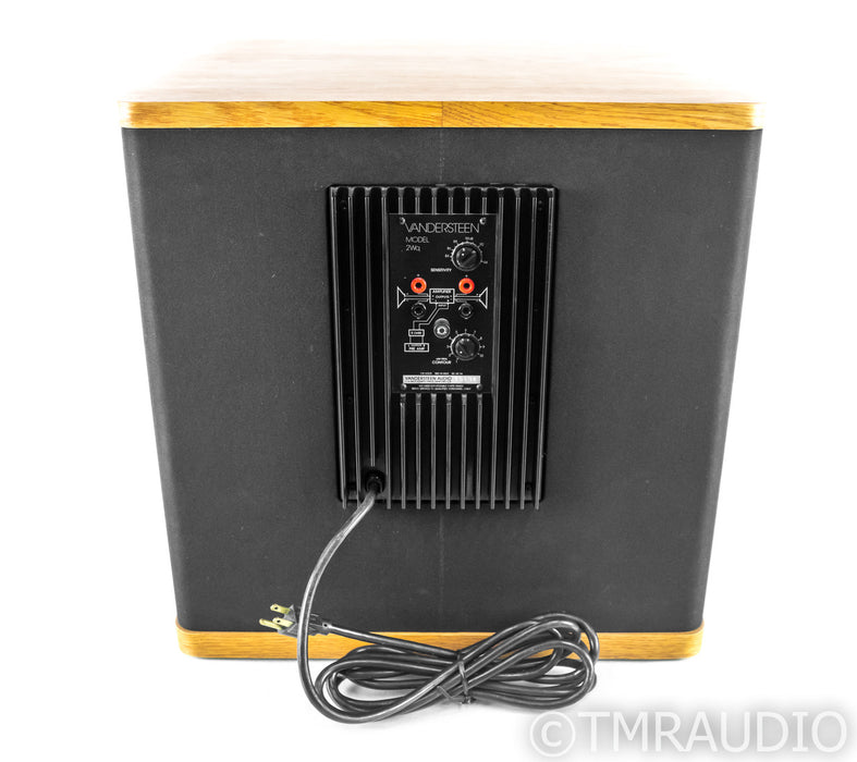 Vandersteen 2Wq Powered Subwoofer; 2 WQ; Oak