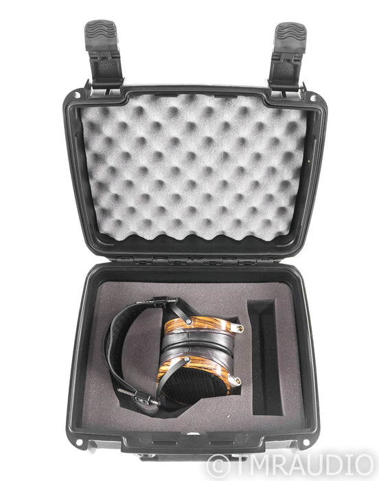 Audeze LCD-3 Open-Back Planar Magnetic Headphones; LCD3; Zebrano Wood; Fazor