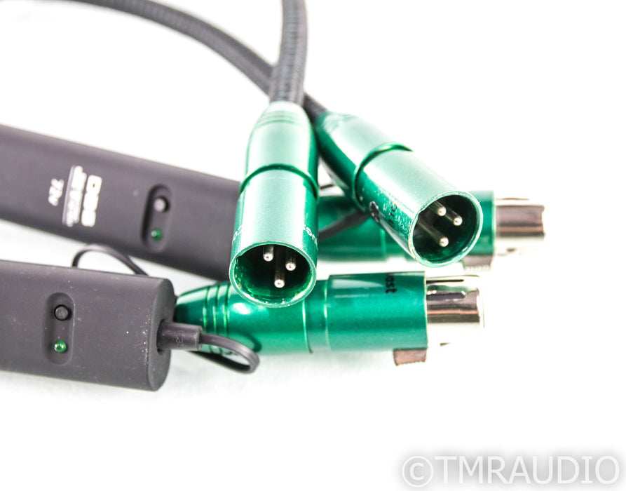 AudioQuest Columbia XLR Cables; 0.5m Pair Balanced Interconnects; 72v DBS
