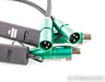 AudioQuest Columbia XLR Cables; 0.5m Pair Balanced Interconnects; 72v DBS