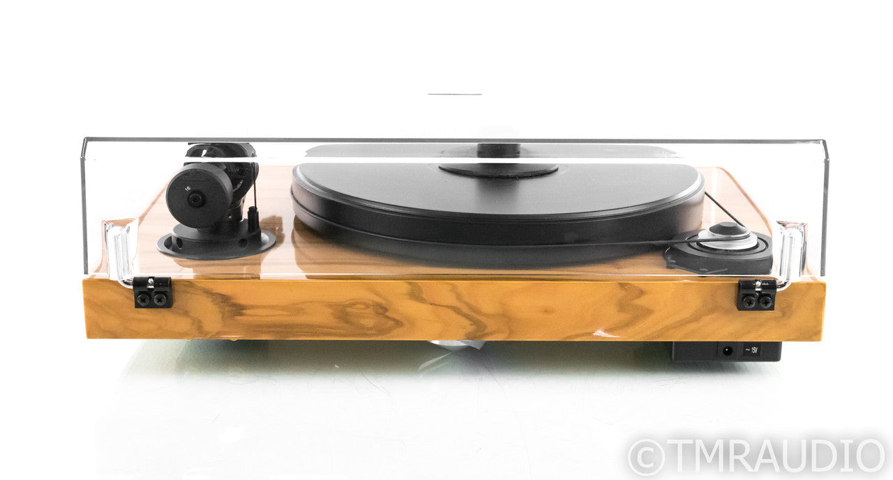 Pro-Ject 2-Xperience Classic Turntable; Olive; Blue Point No. 2 Cartridge (Low Hours)