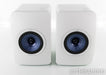 KEF LS50 Bookshelf Speakers; White Pair