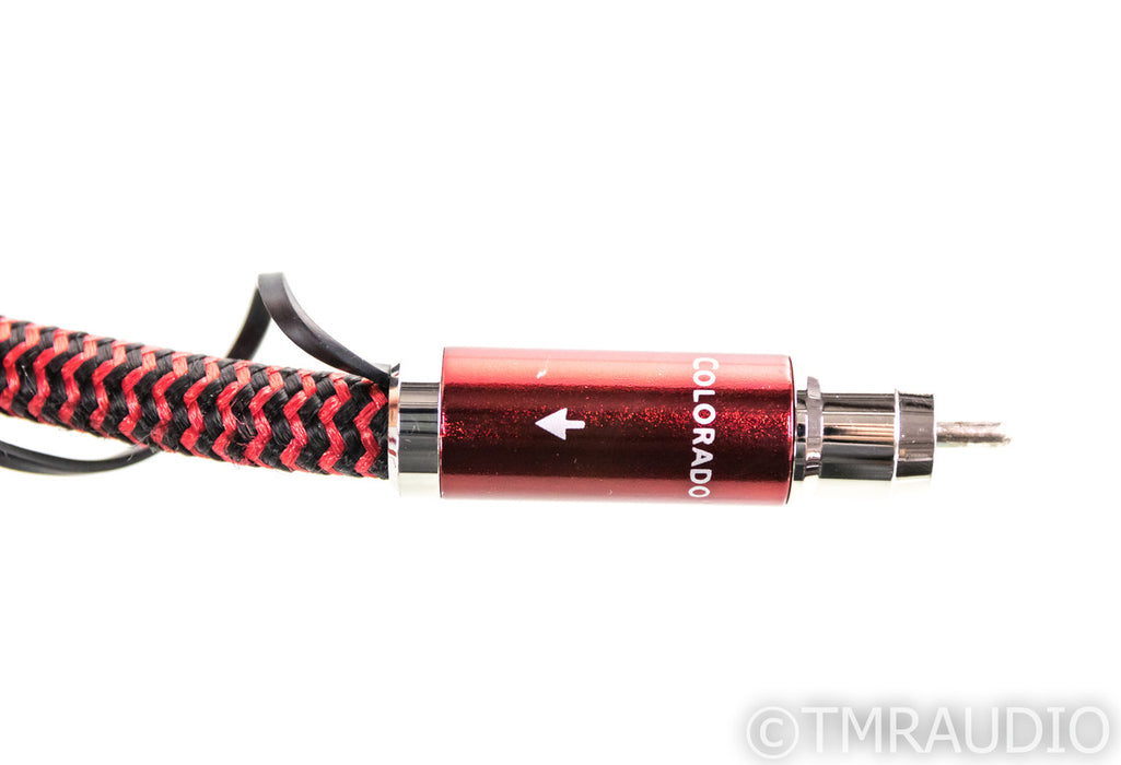 AudioQuest Colorado RCA Cables; 1m Pair Interconnects; 72v DBS