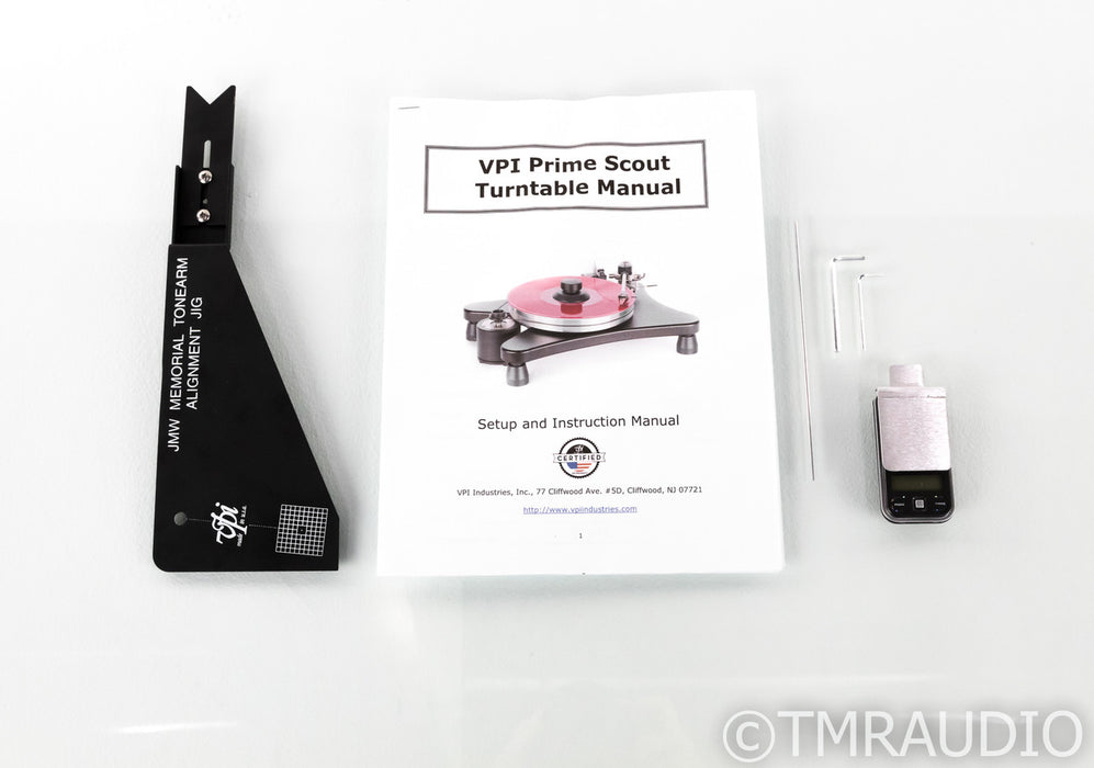 VPI Super Prime Scout Turntable; 10.5" JMW Tonearm; Limited Edition Blue