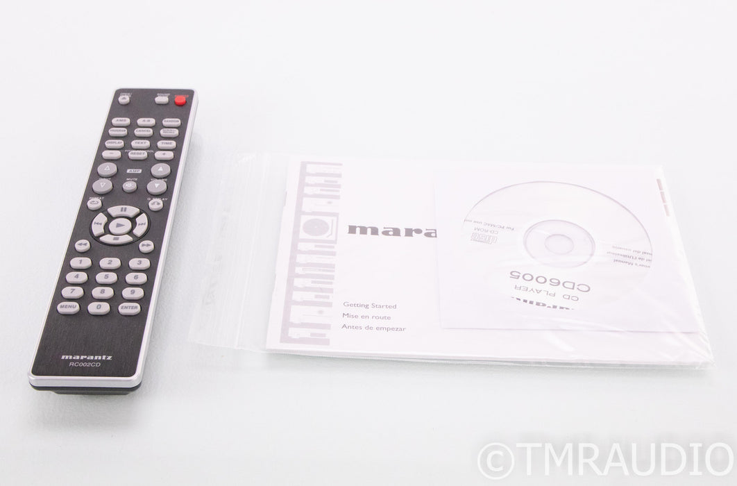 Marantz CD6005 CD Player; CD-6005; Remote