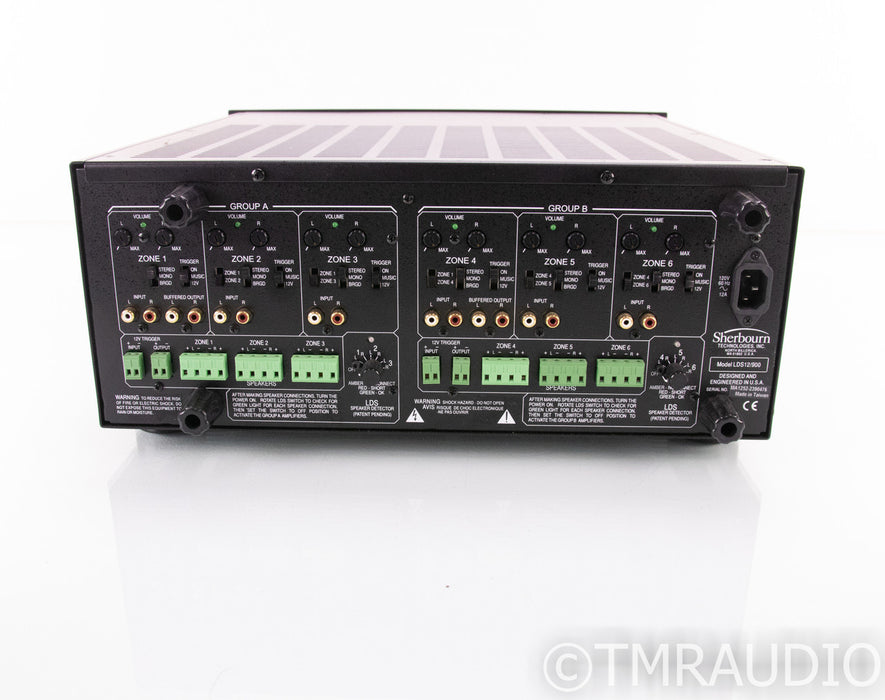 Sherbourn LDS 12/900 12-Channel 6 Zone Power Amplifier; (2 Channels Out)