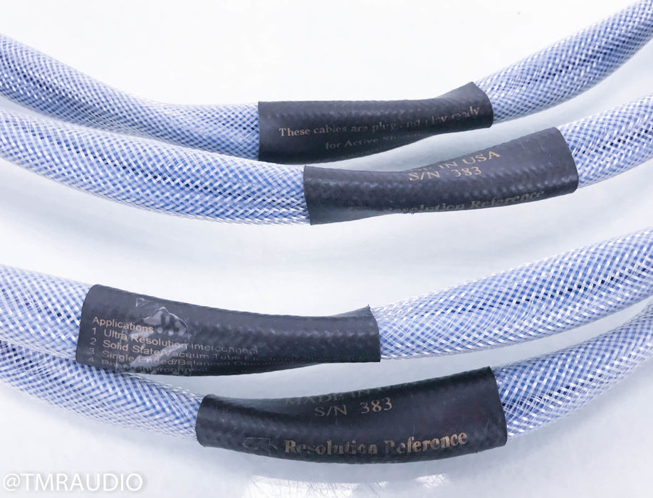 Synergistic Research Resolution Reference Mk II RCA Cables