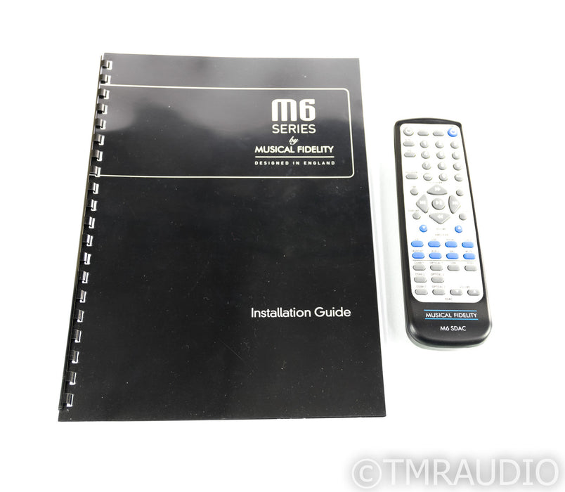 Musical Fidelity M6S DAC; D/A Converter; M6-SDAC; Remote