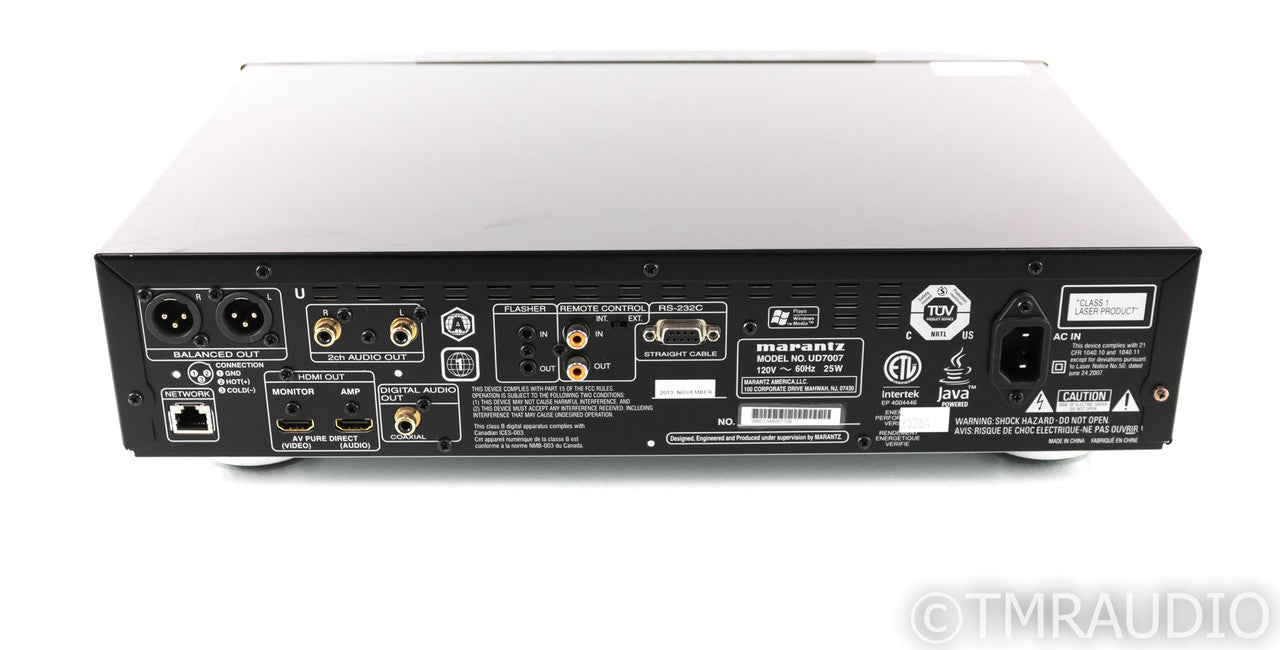 Marantz UD7007 Universal Blu-Ray Player; UD-7007; SACD; Blu-Ray (No Remote)
