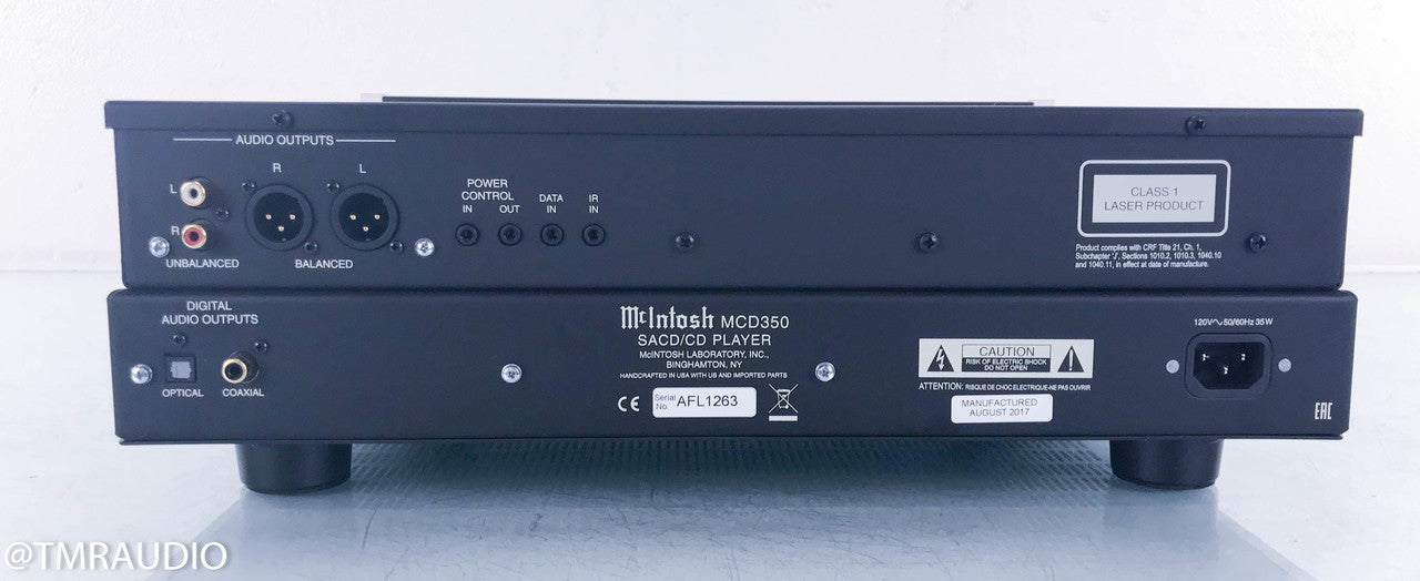 McIntosh MCD350 SACD / CD Player