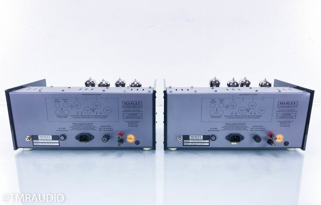 Manley Monoblock 100 Mono Tube Power Amplifier