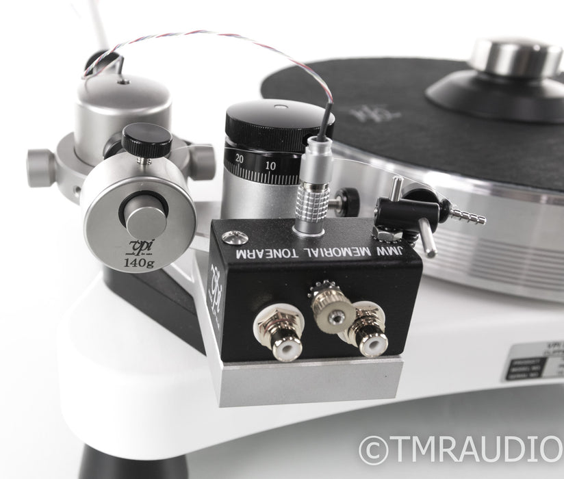 VPI Super Prime Scout Turntable; White w/ VTA On-The-Fly