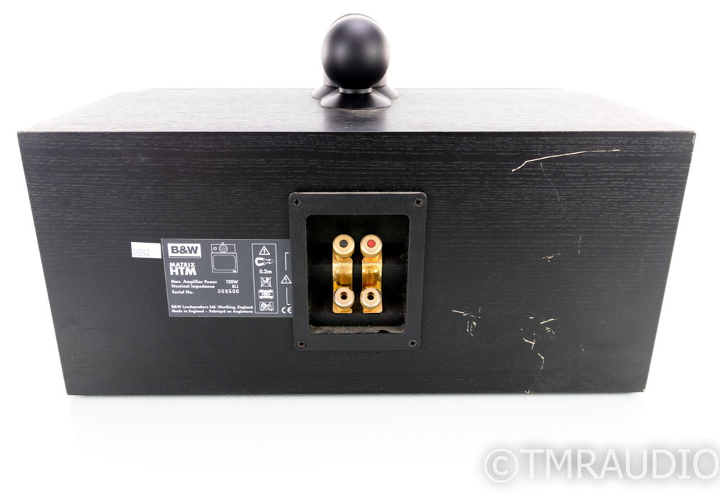 B&W Matrix HTM Center Channel Speaker; Black Ash