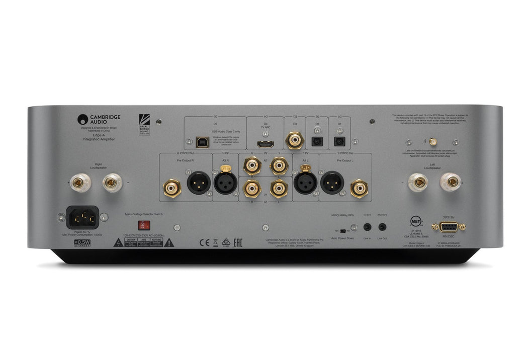 Cambridge Audio Edge A Integrated Stereo Integrated Amplifier; aptX HD (New)
