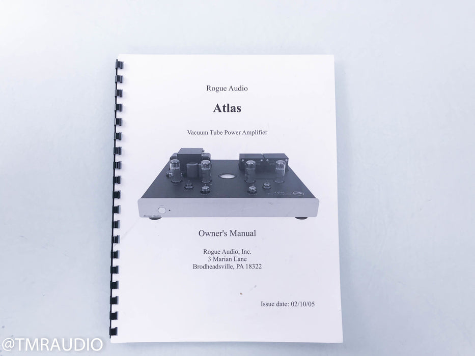 Rogue Audio Titan Atlas Magnum Stereo Tube Power Amplifier