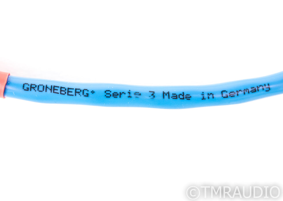 Groneberg Serie 3 RCA Cables; 1m Pair Interconnects