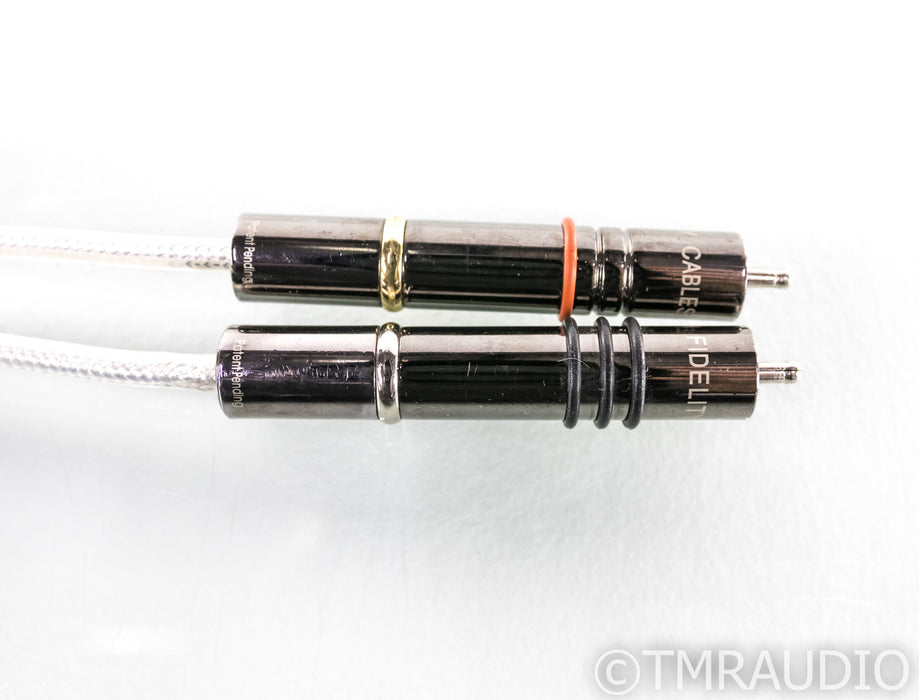 High Fidelity Cables CT-1 RCA Cables; 1.5m Pair Interconnects
