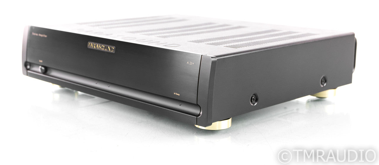 Parasound Halo A 23+ Stereo Power Amplifier; Black; A23+