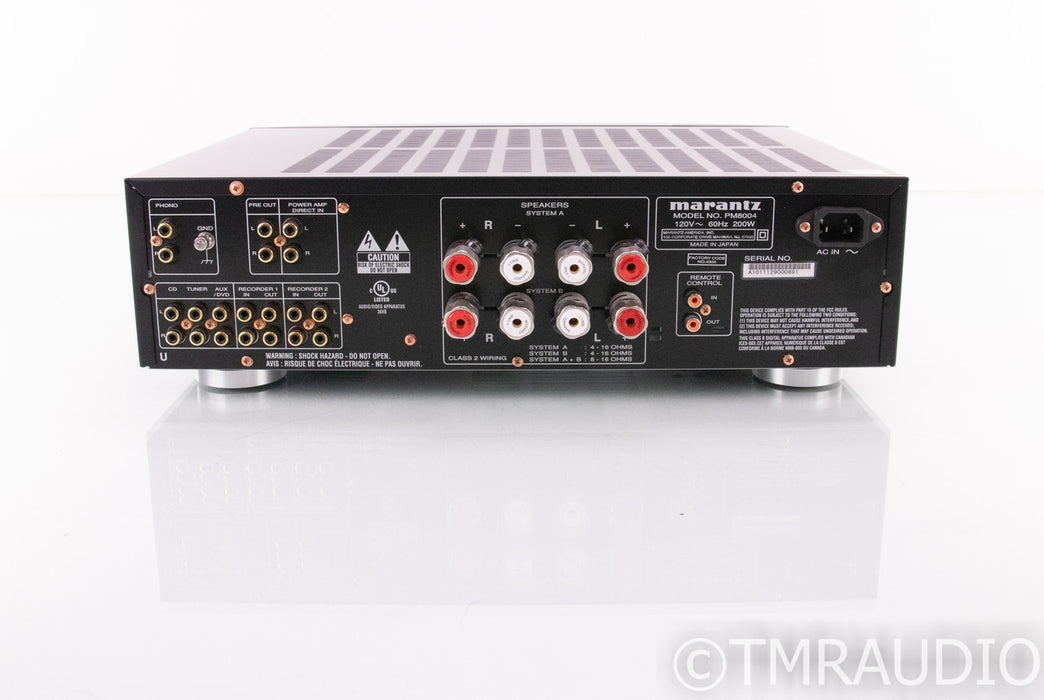 Marantz PM8004 Stereo Integrated Amplifier; PM-8004; Remote