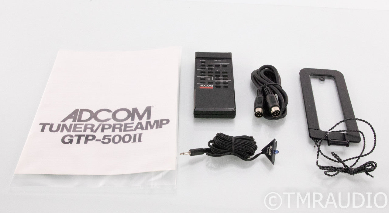 Adcom GTP-500 II Stereo Preamplifier; GTP500; Remote