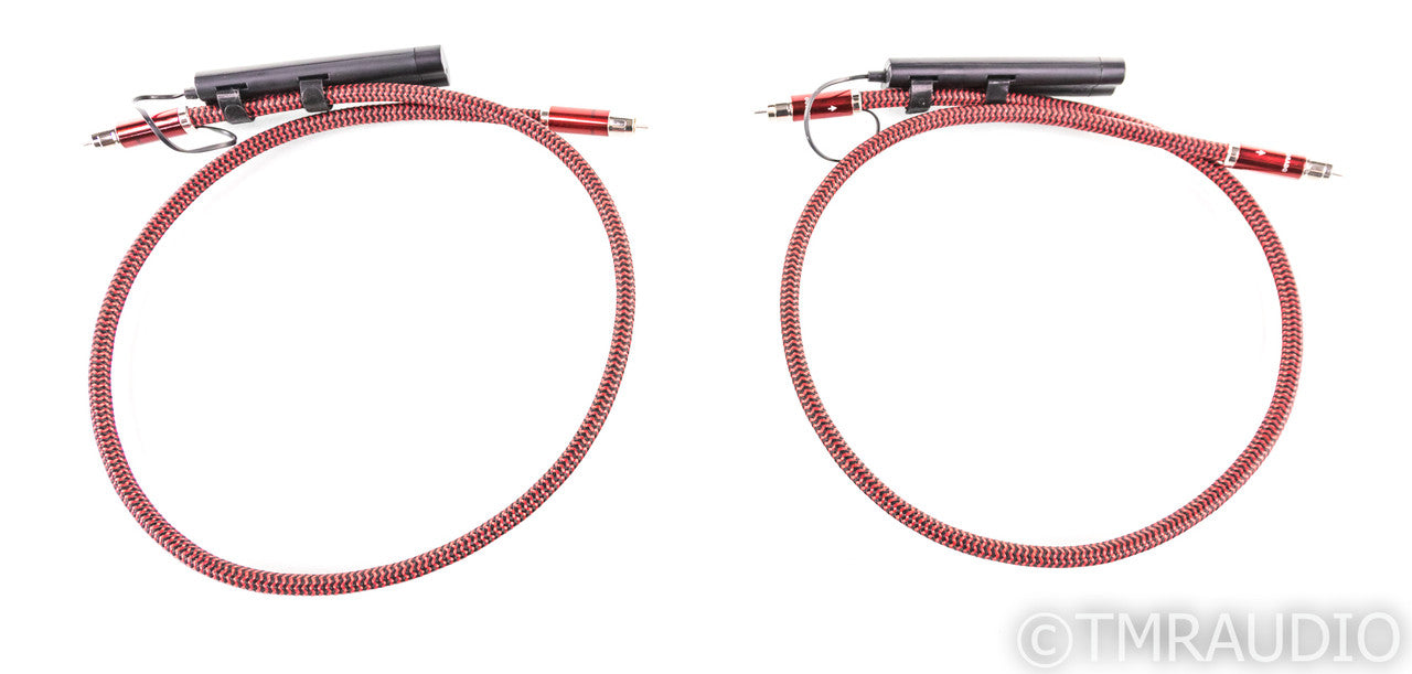 AudioQuest Colorado RCA Cables; 1m Pair Interconnects; 72v DBS (1/0)