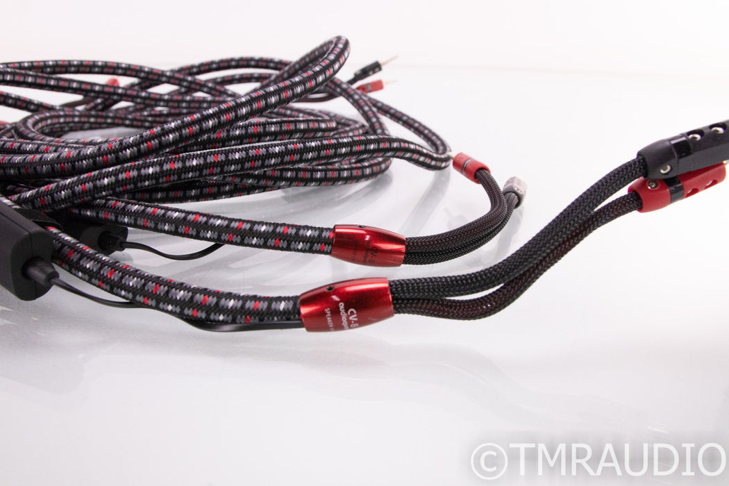 Audioquest CV-8 Speaker Cables; CV8; 10ft Pair; 72v DBS