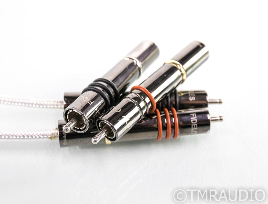 High Fidelity Cables CT-1 RCA Cables; 1.5m Pair Interconnects