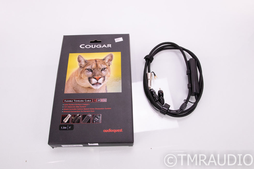 Audioquest Cougar Phono Cable; 1.5m Tonearm Interconnect; 72v DBS