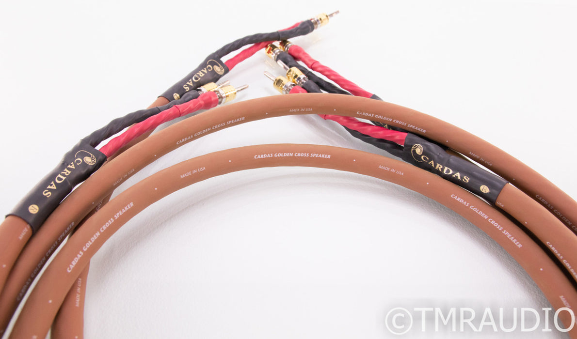 Cardas Golden Cross Speaker Cables; 2m Pair
