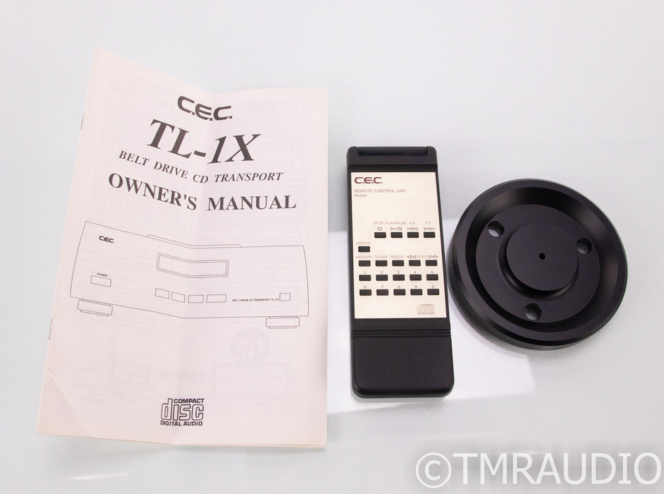 CEC TL-1X Belt Drive CD Transport; TL1X; Remote