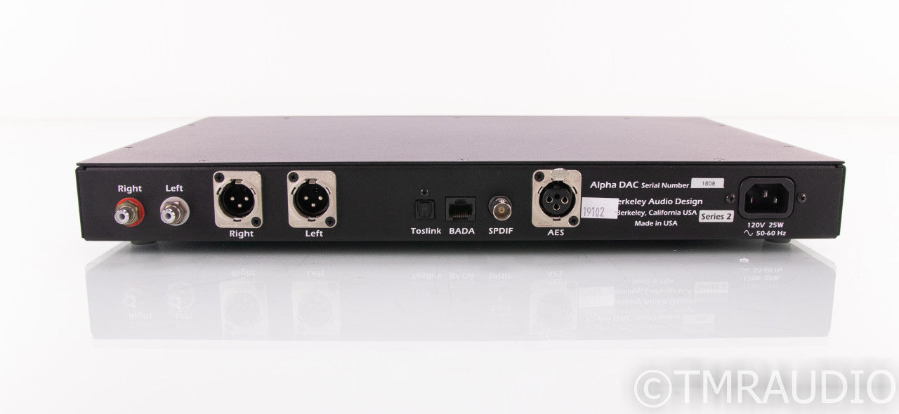 Berkeley Alpha DAC Series 2; D/A Converter; Remote