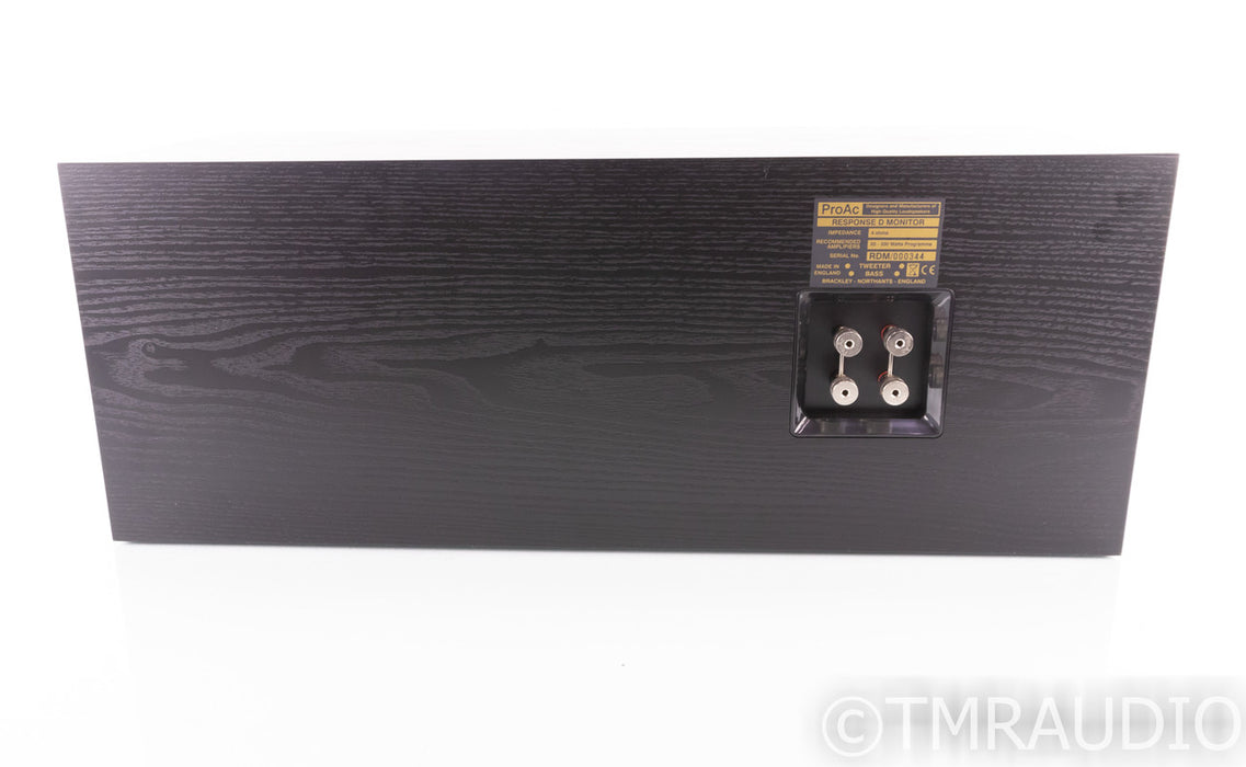 Proac Response D Monitor Ribbon Center Channel Speaker; Black Ash