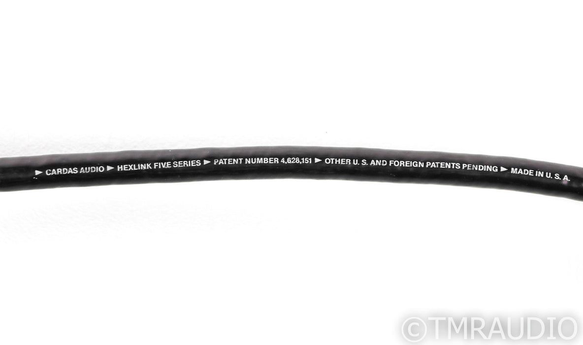 Cardas Hexlink Five Series XLR Cable; Single 1m Balanced Interconnect; 5 Series