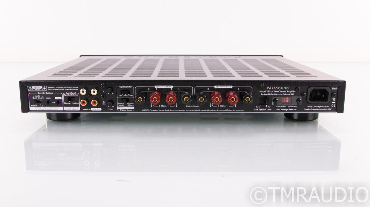 Parasound Model 275 v.2 New Classic Stereo Power Amplifier; v2