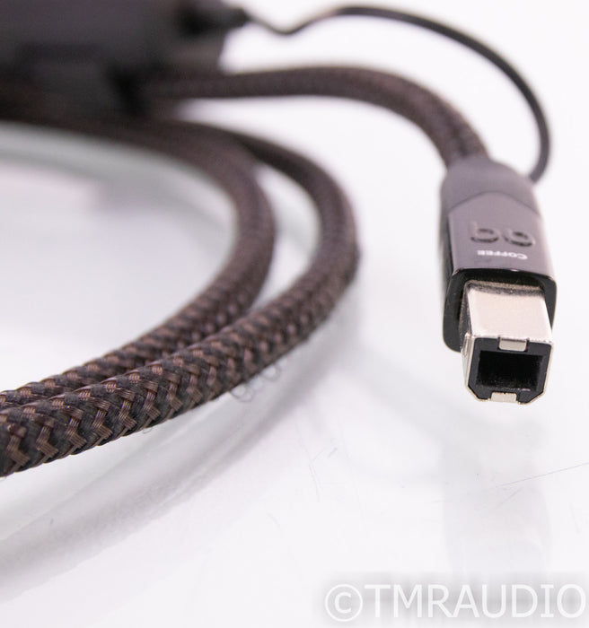 AudioQuest Coffee USB Cable; 1.5m Digital Interconnect; 72v DBS