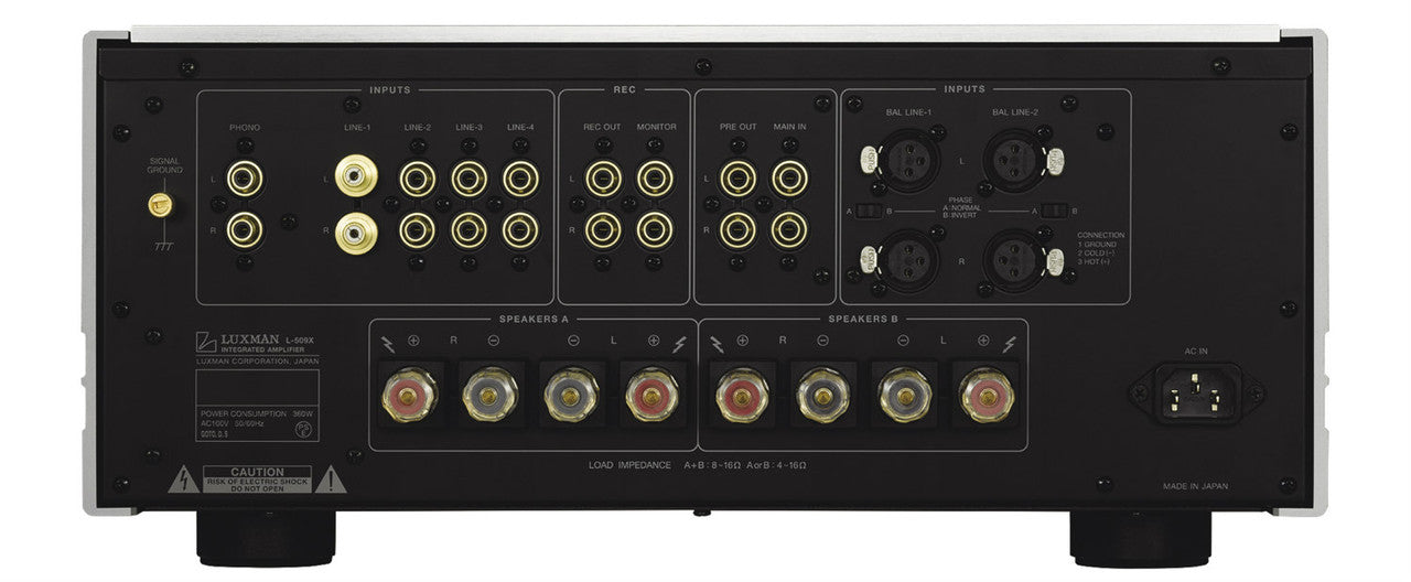 Luxman L-509x Stereo Integrated Amplifier; Remote; L509X; MM / MC Phono (New)